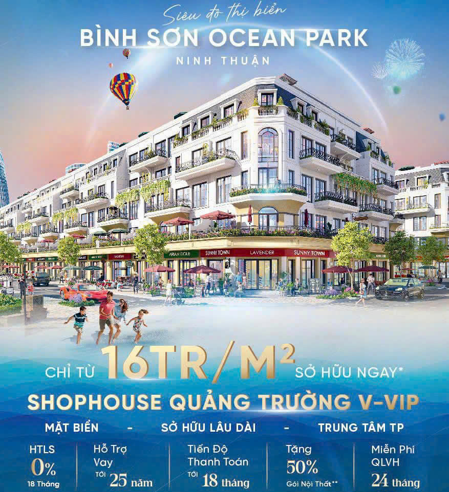 Khu đô thị Bình Sơn Ocean Park - Premium Ocean Gate